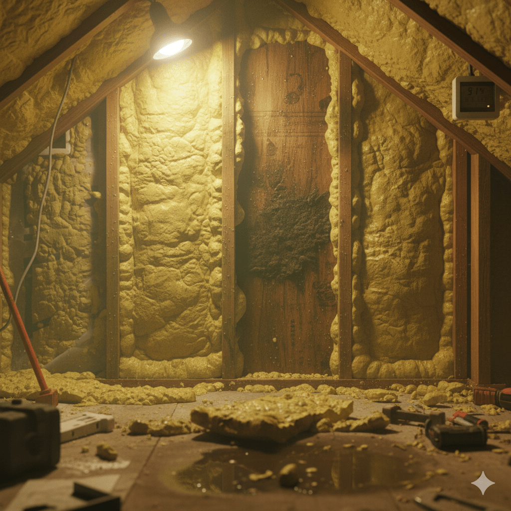 Spray Foam Breaks Down in Humidity. - Healthy Homes Atlanta