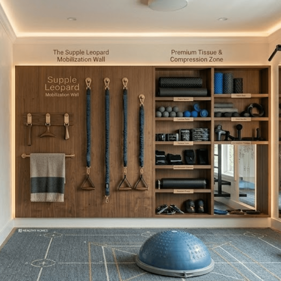 Balance Mobility Room | Home Gym Design - Healthy Homes Atlanta