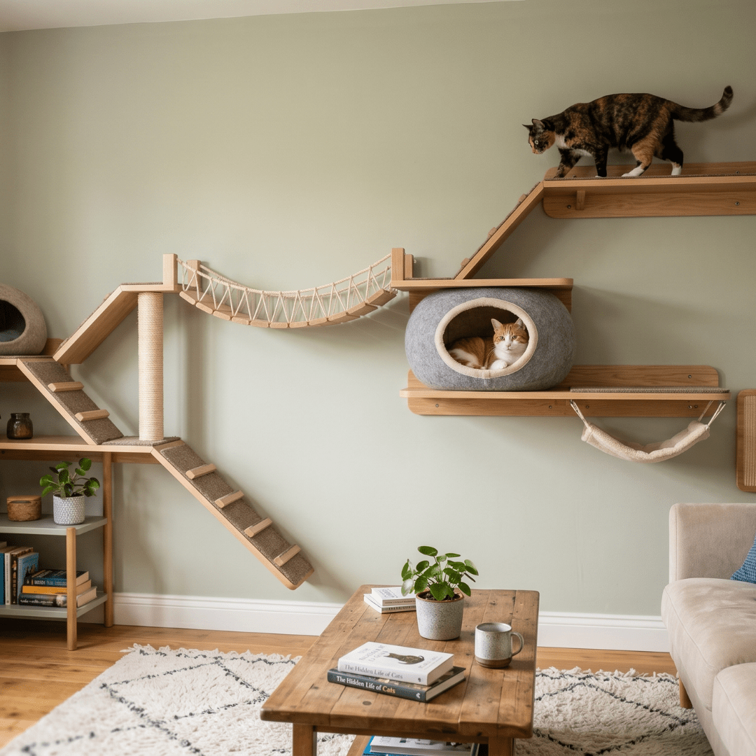 Cat Zoom Shelf - Healthy Homes Atlanta