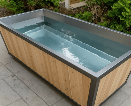 Cold Plunge - Healthy Homes Atlanta Luxury Cedar